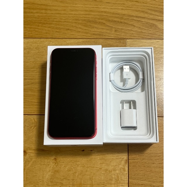 スマホ/家電/カメラ【美品】iPhone11 256GB Red 本体 SIMフリー