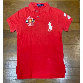 ポロラルフローレン(POLO RALPH LAUREN)のポロ ラルフローレン 半袖ポロシャツ　S　レッド(ウエア)