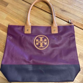 トリーバーチ(Tory Burch)のトリーバーチ　トートバッグ　紫(トートバッグ)