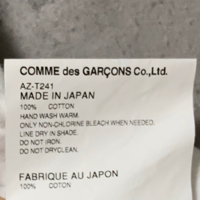 COMME des GARCONS(コムデギャルソン)のプレイ コム デ ギャルソン 迷彩 カモフラ Tシャツ レディース Sサイズ レディースのトップス(Tシャツ(半袖/袖なし))の商品写真