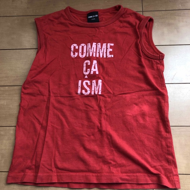 COMME CA ISM(コムサイズム)のCOMMECAISM キッズ女の子💕ノースリーブTシャツ キッズ/ベビー/マタニティのキッズ服女の子用(90cm~)(Tシャツ/カットソー)の商品写真