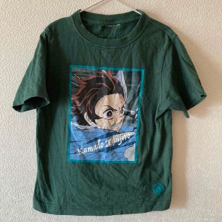 ジーユー(GU)のTシャツ　半袖　鬼滅の刃　鬼滅　竈門炭治郎　130 ジーユー　GU(Tシャツ/カットソー)