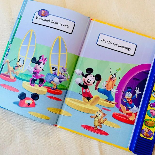 【新品】ディズニー ミッキーマウス英語絵本 クラブハウス 洋書 知育玩具 DWE エンタメ/ホビーの本(洋書)の商品写真