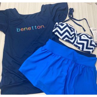 ベネトン(BENETTON)の【新品】ベネトン/水着４点セット(水着)