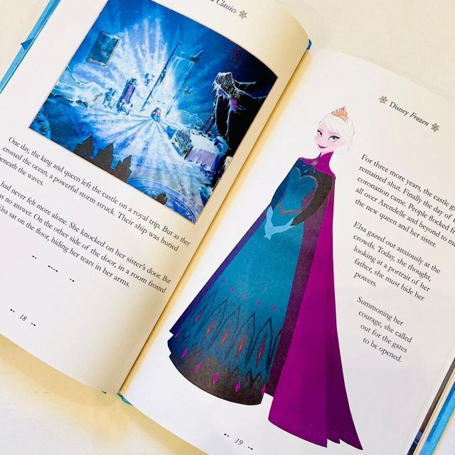 ディズニープリンセス英語絵本 アナと雪の女王 お誕生日プレゼント 洋書 dwe エンタメ/ホビーの本(洋書)の商品写真