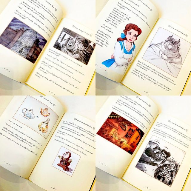 ディズニープリンセス 英語絵本 美女と野獣 洋書 ヴィランズ ベル ガストン エンタメ/ホビーの本(洋書)の商品写真