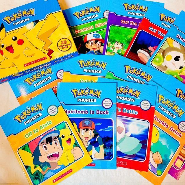 新品／ポケモン 英語絵本 12冊 ピカチュウ Pokémon ソード シールド エンタメ/ホビーの本(洋書)の商品写真