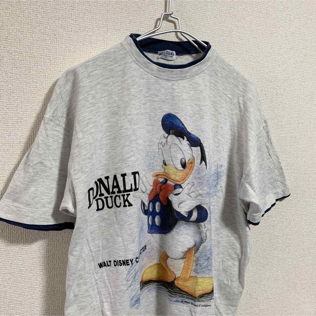 Disney(ディズニー)のDIA CLUB ディズニー Tシャツ ドナルドダック メンズ グレー メンズのトップス(Tシャツ/カットソー(半袖/袖なし))の商品写真