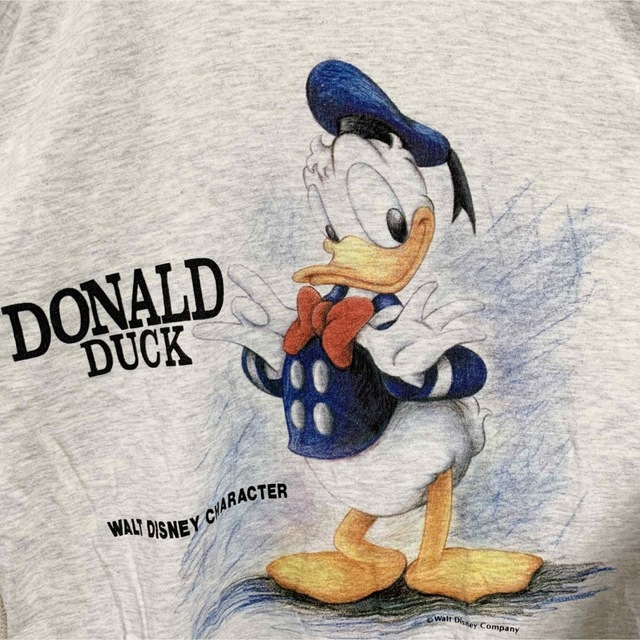 Disney(ディズニー)のDIA CLUB ディズニー Tシャツ ドナルドダック メンズ グレー メンズのトップス(Tシャツ/カットソー(半袖/袖なし))の商品写真