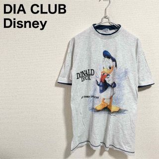 ディズニー(Disney)のDIA CLUB ディズニー Tシャツ ドナルドダック メンズ グレー(Tシャツ/カットソー(半袖/袖なし))