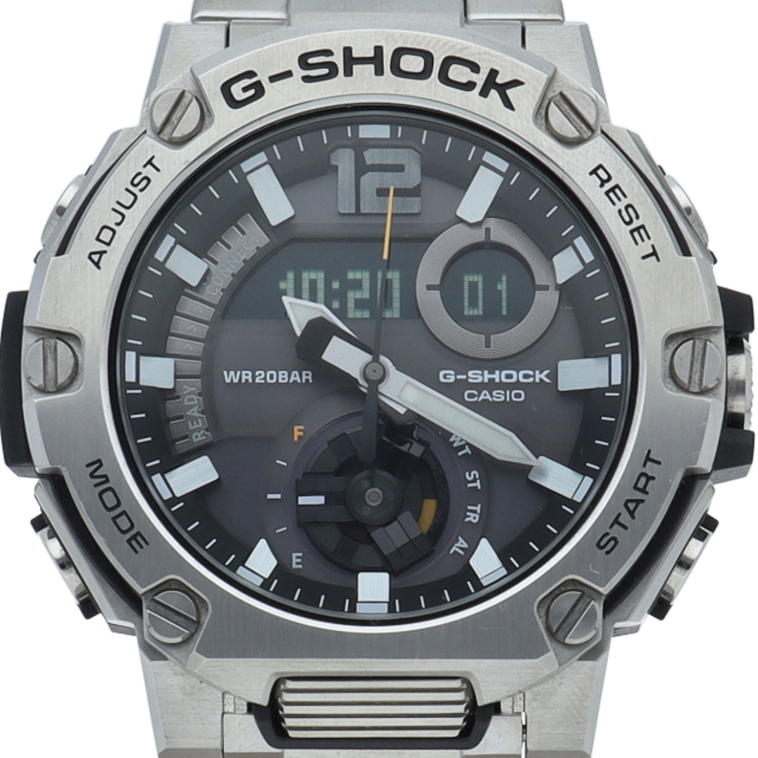 カシオ G-SHOCK GST-B300 Series 保証期間中(2022.12) GST-B300B-5AJR 箱 保証書 バンド×2 SS メンズ時計 グレー 美品