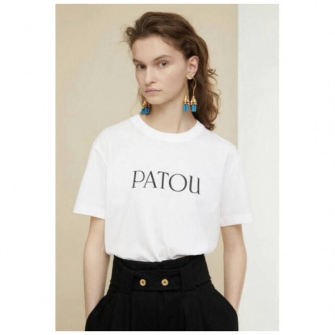 PATOU(パトゥ)のPATOU オーガニックコットン パトゥロゴTシャツ レディースのトップス(Tシャツ(半袖/袖なし))の商品写真