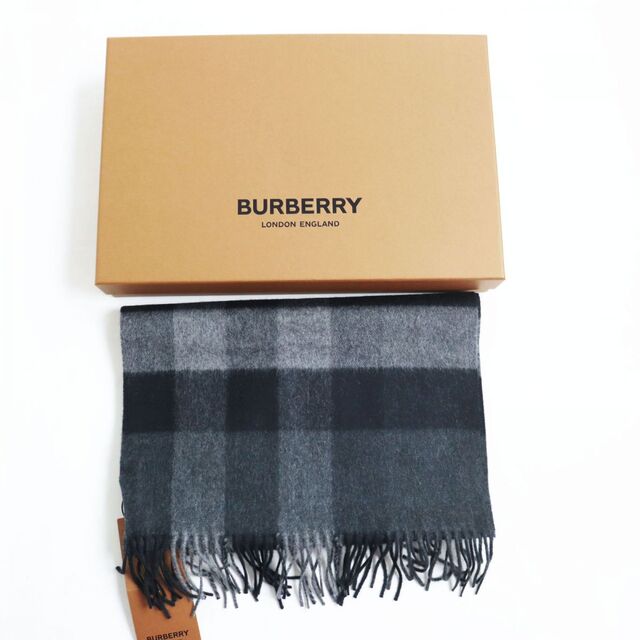 BURBERRY - 未使用○バーバリーロンドン 8015551 ティッシ期 カシミヤ
