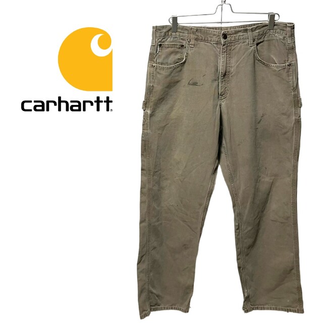 【Carhartt】ダック地 ペインターパンツ A-793キャメル○状態