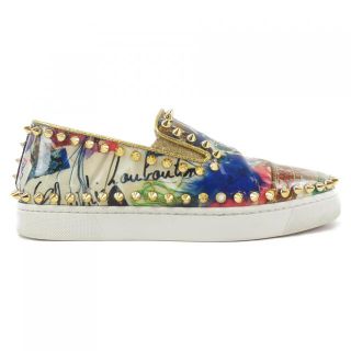 ルブタン(Christian Louboutin) スニーカー(レディース)(ゴールド