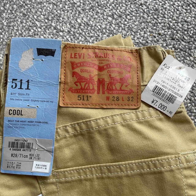 新品Levi's リーバイス511 COOL クールスリムフィット ブラック