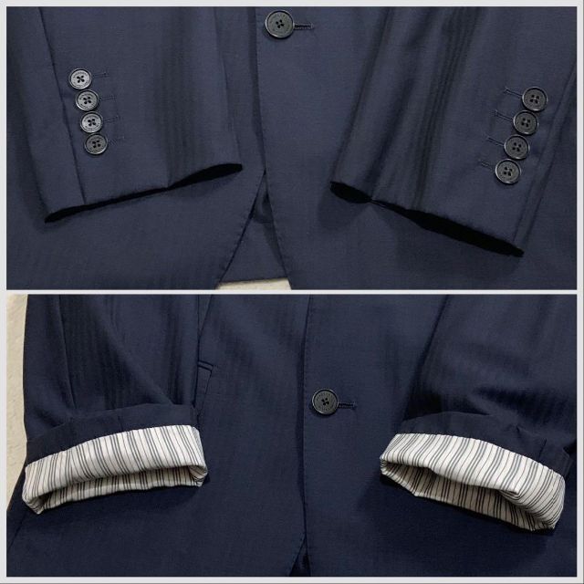 BURBERRY バーバリーブラックレーベル スーツセットアップ ネイビー 2B