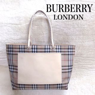 バーバリー(BURBERRY)のBURBERRY LONDON ノバチェック トートバッグ ハンドバッグ 総柄(トートバッグ)