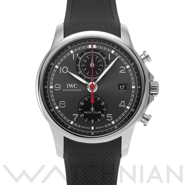 IWC - 中古 インターナショナルウォッチカンパニー IWC IW390503 スレートグレー /ブラック メンズ 腕時計