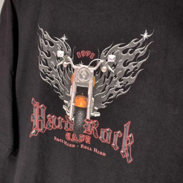 Hard Rock CAFE(ハードロックカフェ)の古着　ハードロックカフェ　ワンポイント　バックプリント　Tシャツ メンズのトップス(Tシャツ/カットソー(半袖/袖なし))の商品写真