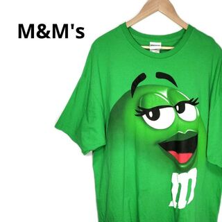 古着　M&M's　フロントプリント　ビッグtシャツ　メキシコ製(Tシャツ/カットソー(半袖/袖なし))