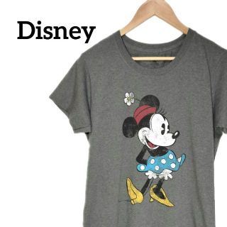 古着　ディズニー　ミニーマウス　フロントプリント　Tシャツ(Tシャツ/カットソー(半袖/袖なし))