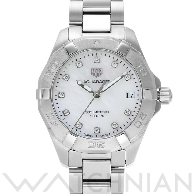 TAG Heuer - 中古 タグ ホイヤー TAG HEUER WBD1314.BA0740 ホワイトシェル /ダイヤモンド レディース 腕時計