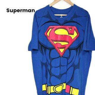 スーパーマン　フロントプリント　半袖Tシャツ　メキシコ製(Tシャツ/カットソー(半袖/袖なし))