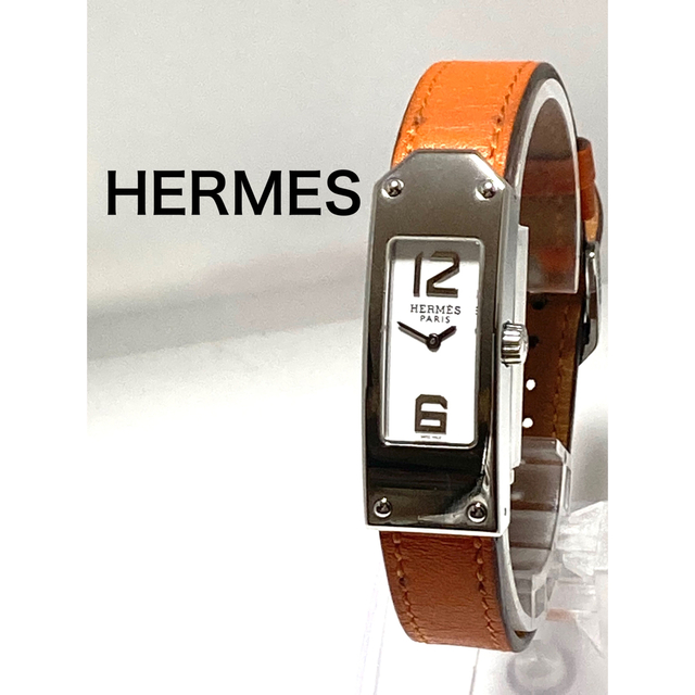 付属品有】極美品 HERMES エルメスラリー 純正ベルト レディース腕時計