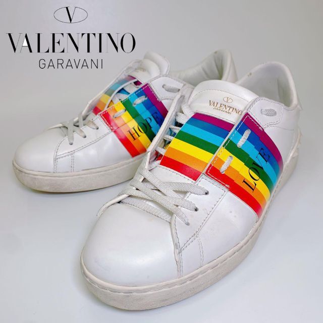 1851VALENTINO ヴァレンティノ 定価8.9万 レインボー スニーカー