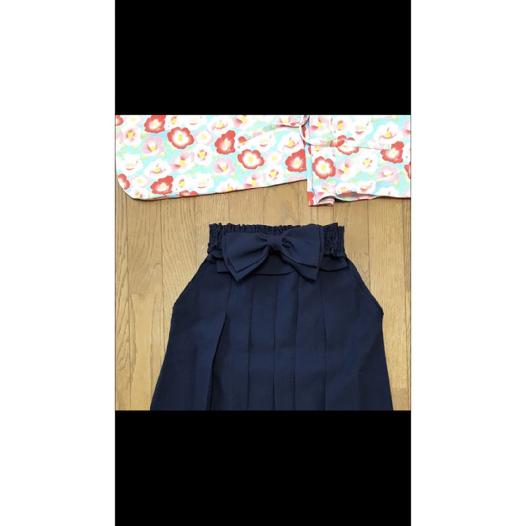 小学校卒業式　袴 キッズ/ベビー/マタニティのキッズ服女の子用(90cm~)(和服/着物)の商品写真