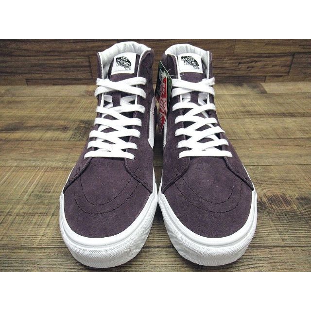 SK8-HI（VANS）(スケートハイ)の新品 バンズ 限定 SK8-HI スエード スニーカー Wine 28.5 ① メンズの靴/シューズ(スニーカー)の商品写真