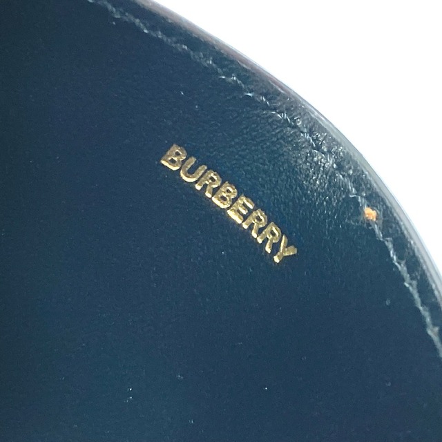 バーバリー BURBERRY TB モノグラム 8020401 パスケース 名刺入れ カードケース レザー/キャンバス ブラウン 美品