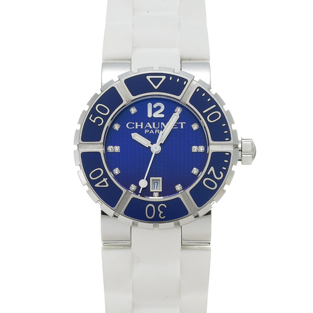 CHAUMET - 中古 ショーメ Chaumet W1722Y-33Z ブルー /ダイヤモンド