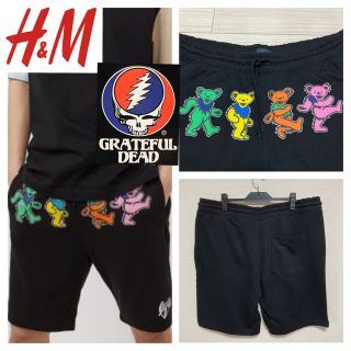 エイチアンドエム(H&M)の美品■Grateful Dead H&M■スウェット ショートパンツ ベア XL(ショートパンツ)