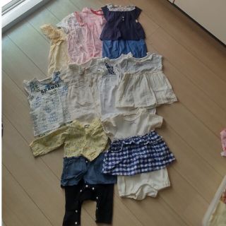 女の子　半袖70〜80センチ　まとめ売り10着(シャツ/カットソー)