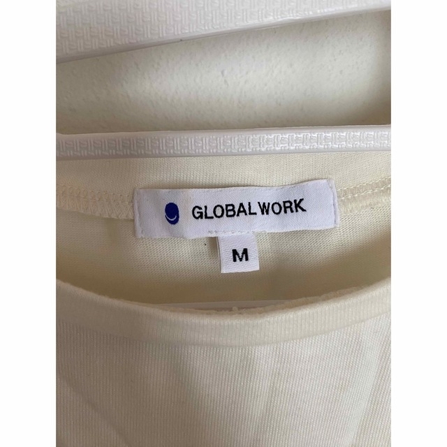 GLOBAL WORK(グローバルワーク)のバック布帛T GLOBAL WORK 半袖 吸水速乾 レディースのトップス(Tシャツ(半袖/袖なし))の商品写真