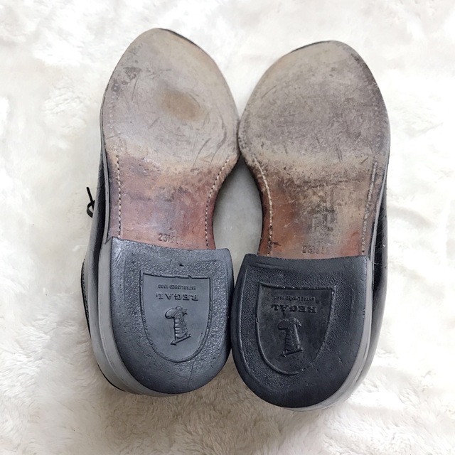 REGAL(リーガル)のREGAL リーガル 23.5 ローファー 革靴 ブラック レザー レディースの靴/シューズ(ローファー/革靴)の商品写真