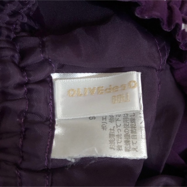 OLIVEdesOLIVE(オリーブデオリーブ)のOLIVE des OLIVE ＊ ティアードハート柄スカート キッズ/ベビー/マタニティのキッズ服女の子用(90cm~)(スカート)の商品写真