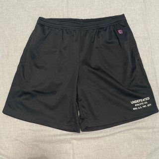 アンディフィーテッド(UNDEFEATED)のundefeated shortpants black  L 02(ショートパンツ)