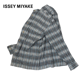 イッセイミヤケ(ISSEY MIYAKE)の【ISSEY MIYAKE】希少 80s 筆タグ バンドカラーシャツ(シャツ)