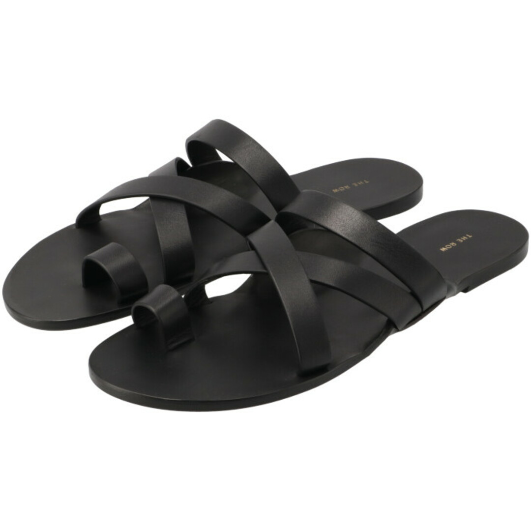 THE ROW(ザロウ)のザ ロウ THE ROW KRIS SANDAL トングサンダル フラット シューズ 靴 F1349 SVL74 BLK レディースの靴/シューズ(サンダル)の商品写真