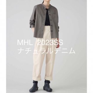 マーガレットハウエル(MARGARET HOWELL)のMHL. NATURAL DENIM【2023SS】グルカ風テーパードパンツ(その他)