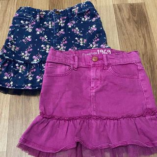 ギャップキッズ(GAP Kids)のGAP 120 スカート 2枚セット(スカート)