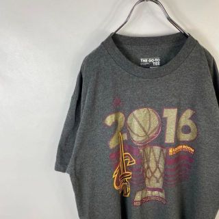 アディダス(adidas)のC490 アディダス　ビッグプリント　プリントロゴ　L グレー　半袖Tシャツ(Tシャツ/カットソー(半袖/袖なし))