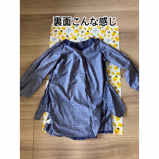 marimekko(マリメッコ)のマリメッコ　ワンピース　チュニック　サイズ38(11号,M〜L)紺　ネイビー レディースのトップス(チュニック)の商品写真