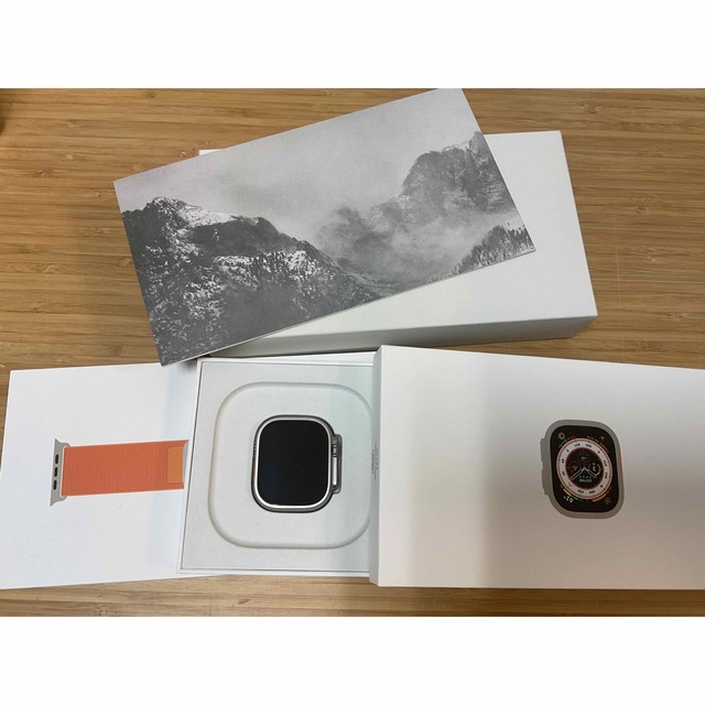 極美品 AppleWatch Ultra 49mm Orange Alpine