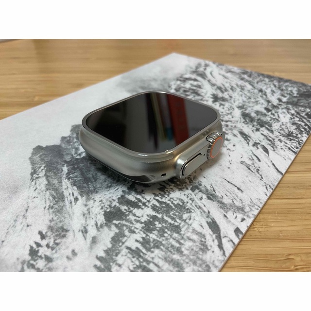 Apple Watch(アップルウォッチ)の極美品 AppleWatch Ultra 49mm Orange Alpine メンズの時計(腕時計(デジタル))の商品写真