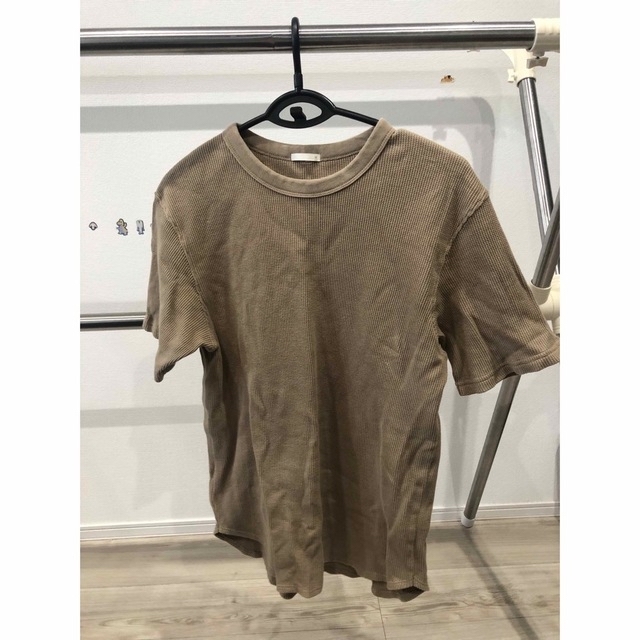 GU(ジーユー)のGU ワッフルクルーネックTシャツ メンズのトップス(Tシャツ/カットソー(半袖/袖なし))の商品写真