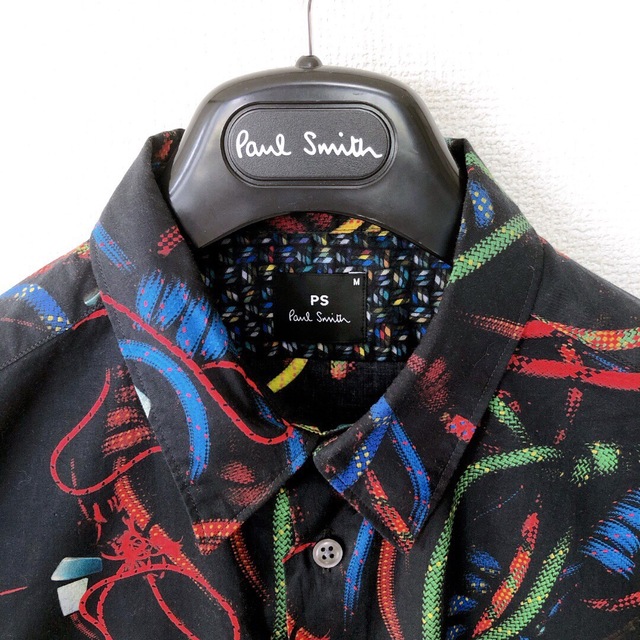 Paul Smith - ポールスミス 長袖シャツ 総柄 ブラック系の通販 by なし